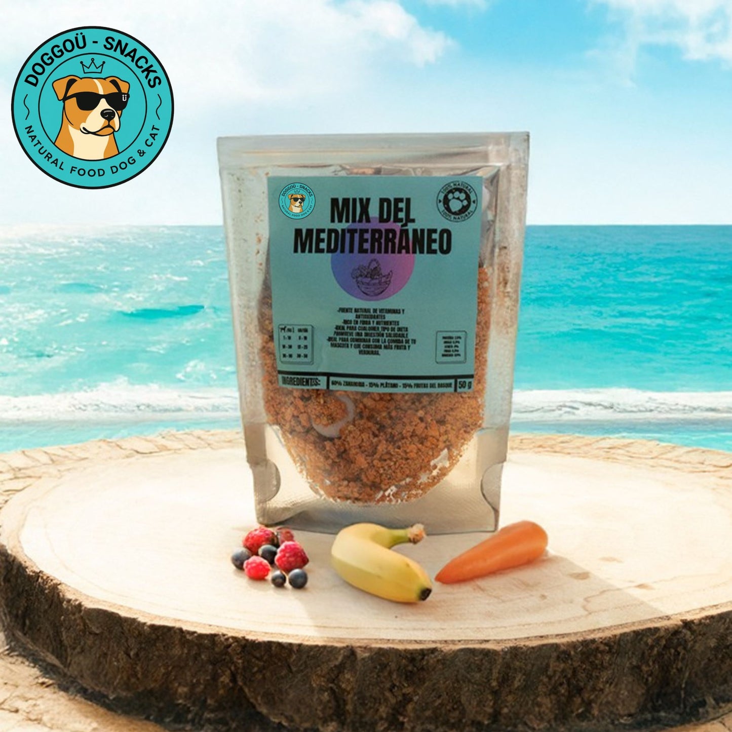 MIX DEL MEDITERRÁNEO - ZANAHORIA, FRUTOS DEL BOSQUE Y PLÁTANO